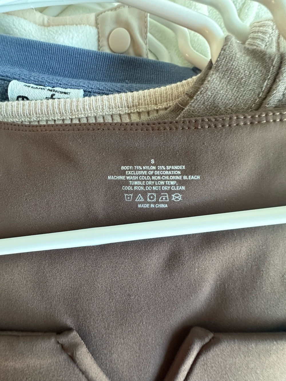 Brown long sleeve bodysuit